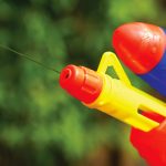 water gun close up